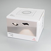 Светильник CL-KARDAN-S190x190-25W Warm3000 (WH-BK, 30 deg) (Arlight, IP20 Металл, 3 года)