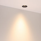 Светильник безрамочный DL-INTRAL-R63-8W Warm3000 (Графит RAL7024, 36 deg, 230V) (Arlight, IP20 Металл, 5 лет)