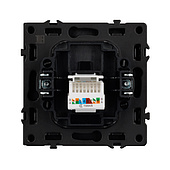 Механизм компьютерной розетки SCT-NOBE-MPC1-SFPL-BK (RJ-45, CAT6) (Arlight, -)