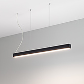 Светильник SP-LINE-HANG-5050-L1460-46W Day4000 (BK, 120 deg, 230V) IP33 (Arlight, Металл)