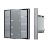 048187 INTELLIGENT ARLIGHT Кнопочная панель DALI-201-23-1G-4SC-DIM-DT6-IN Silver (BUS, Frame) (IARL, IP20 Металл, 3 года)
