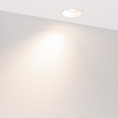 060948 Светильник MS-FLOW-BUILT-R85-6W Day4000 (WH, 38 deg, 230V) (Arlight, IP20 Металл, 5 лет)