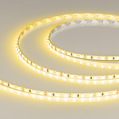 Лента RT-A120-5mm 12V Yellow (9.6 W/m, IP20, 5m) (Arlight, 9.6 Вт/м, IP20)