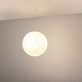 056880 Светильник SP-SILKA-HANG-R400-12W Warm2700 (WH, 330 deg, 230V) (Arlight, IP20 Натуральный шелк, 3 года)