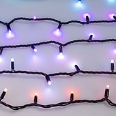 031750 Светодиодная гирлянда ARD-STRING-PRO-10000-BLACK-100LED-LIVE RGB-DMX (24V, 10W) (Ardecoled, IP65, 2 года)
