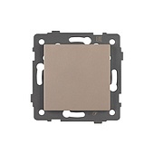 Механизм выключателя одноклавишный непроходной SWT-MK01-PL-GD-V (250V, 10A) (Arlight, -)