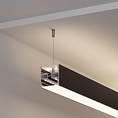 Профиль LINE-5050-DUAL-3000 ANOD (Arlight, Алюминий)