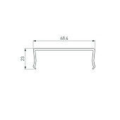 Экран SL-W68-2500 OPAL (Arlight, Пластик)