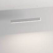 Профиль с экраном SL-LINE-4970-2500 ANOD+OPAL (Arlight, Алюминий)