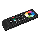 031938 Пульт SMART-R43-RGBW Black (2 зоны, 2.4G) (Arlight, IP20 Пластик, 5 лет)