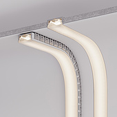 Силиконовый профиль WPH-FLEX-5025-TOP-S23-5m WHITE (Arlight, Силикон)