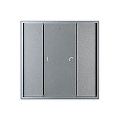 048181 INTELLIGENT ARLIGHT Кнопочная панель DALI-201-23-1G-DIM-DT6-IN Silver (BUS, Frame) (IARL, IP20 Металл, 3 года)