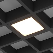 059852 Светильник влагозащищенный DL-GRIGLIATO-S90x90-12W Warm3000 (Черный, 90 deg, 230V) (Arlight, IP54 Металл, 5 лет)