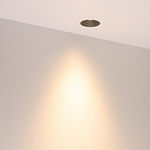 Светильник безрамочный DL-INTRAL-R63-8W Warm3000 (Серо-зеленый RAL7009, 36 deg, 230V) (Arlight, IP20 Металл, 5 лет)