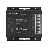 027155 Контроллер ARL-4022-OVAL-MIX Black (12-24V, 2x10A, ПДУ, RF) (Arlight, IP20 Металл, 3 года)