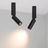 Светильник SP-NUANCE-SURFACE-FLAP-R35-7W Warm3000 (BK, 36 deg, 230V) (Arlight, IP40 Металл, 5 лет)