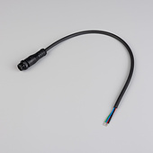 053040 Коннектор питания ARL-WAVE-0612-RGB-CON-POWER-MALE-BLK (Arlight, IP67 Пластик, 3 года)