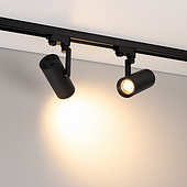 055807 Светильник LGD-URANUS-4TR-R75-18W/25W Warm3500-MIX (BK, 20-50 deg, side holder, 230V) (Arlight, IP20 Металл, 5 лет)