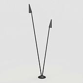 Светильник LGD-CONO-BOLL-H2000-2x7W Warm3000 (DG, 36 deg, 230V) (Arlight, IP65 Металл, 3 года)