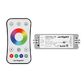 034807 Контроллер SMART-RGB-SET-RING (12-24V, 3x3A, ПДУ 2.4G) (Arlight, IP20 Пластик, 5 лет)