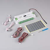 033122 Контроллер лестничный SMART-STEP-32-2S-SUF (5-24V, 32x1A, SPI) (Arlight, IP20 Пластик, 5 лет)