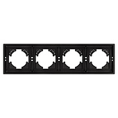 Рамка пластиковая FRM-TENDO-SFPL-4-BK (Arlight, -)