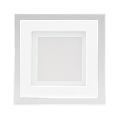 Светодиодная панель LT-S96x96WH 6W Warm White 120deg (Arlight, IP40 Металл, 3 года)