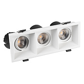 053780 Светильник MS-FLOW-BUILT-S230x85-3x12W Warm3000 (WH, 55 deg, 230V) (Arlight, IP20 Металл, 5 лет)