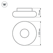 Светильник ALT-TOR-BB200SW-7W Warm White (Arlight, IP20 Пластик, 3 года)
