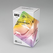 031752 Светодиодная гирлянда ARD-STRING-PRO-10000-WHITE-100LED-LIVE RGB-DMX (24V, 10W) (Ardecoled, IP65, 2 года)