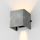 Светильник LGD-PERAN-WALL-S120x120-6W Warm3000 (BK, 0-80 deg, 230V) (Arlight, IP65 Бетон, 3 года)