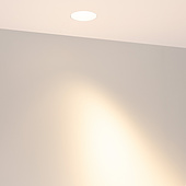 Светильник MS-ARADO-TRIMLESS-R75-12W Warm3000 (WH-WH, 24 deg, 230V) (Arlight, IP20 Металл, 5 лет)