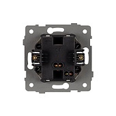 Механизм выключателя одноклавишный непроходной SWT-MK01-PL-WH-V (250V, 10A) (Arlight, -)