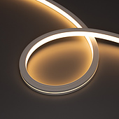Лента герметичная MOONLIGHT-PRO-TOP-X336-20x20mm 24V RGBW-Warm (12 W/m, IP67, 10m, wire x2) (Arlight, Вывод боковой, 5 лет)