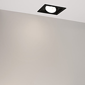 Светильник MS-VORTEX-BUILT-S140x140-30W Day4000 (BK-BK, 30 deg, 230V) (Arlight, IP20 Металл, 5 лет)