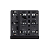 043109 INTELLIGENT ARLIGHT Механизм панели KNX-303-22-IN Black (Bus) (IARL, IP20 Пластик, 2 года)