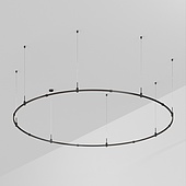 Основание ART-APRIORI-ROUND-HANG-R3000 (BK) (Arlight, IP20 Металл, 3 года)