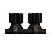 Светильник MS-VORTEX-BUILT-S250x140-2x30W Warm3000 (BK-BK, 17 deg, 230V) (Arlight, IP20 Металл, 5 лет)