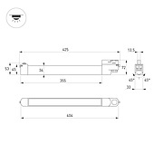 Светильник LGD-NEPTUN-4TR-L400-10W Warm3000 (BK, 100 deg, 230V) (Arlight, IP20 Металл, 5 лет)
