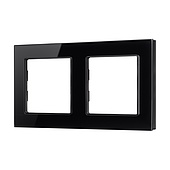 Рамка стеклянная FRM-GLARE-GS-2-BK (Arlight, -)