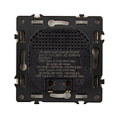 Механизм розетки с быстрой USB зарядкой SCT-NOBE-MUAC-SFPL-FC-GD (65W, QC3) (Arlight, -)