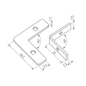 Соединитель профиля LINE-6070-90 Set (Arlight, Металл)