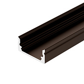 Профиль LINE-1708-2000 ANOD BROWN DEEP (Arlight, Алюминий)