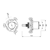 Двухуровневая коронка ATK-DRILL-R44-R65 (Arlight, IP20 Металл, 3 года)