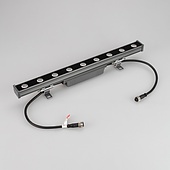 Светодиодный прожектор AR-LINE-500S-9W-220V Warm (Grey, 30 deg) (Arlight, IP65 Металл, 3 года)