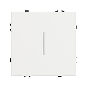 Механизм выключателя одноклавишный непроходной LED SWT-NOBE-MK01-SFPL-L-WH (230V, 10A) (Arlight, -)