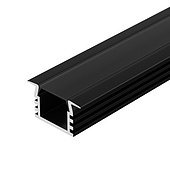 Профиль PDS-F-2000 ANOD Black (Arlight, Алюминий)