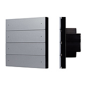 INTELLIGENT ARLIGHT Кнопочная панель SMART DALI-301-22-8K-D2-IN Grey (BUS, Frameless) (IARL, IP20 Пластик, 5 лет)