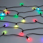 049490 Светодиодная гирлянда Нить Смарт ARD-MOOD-CLASSIC-5000-BLACK-26LED RGBY-SPI (230V, 7.5W, Tuya Wi-Fi) (Ardecoled, IP65)