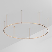 Основание ART-APRIORI-ROUND-ROD-800-R3000 (GD) (Arlight, IP20 Металл, 3 года)